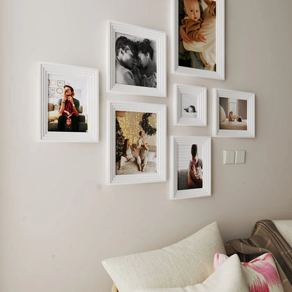 Adore Premium 3D Photo Frame for Home Decoration & Living Room & Office Décor Set of 7 , ( 8x10, 8x6, 8x8, 5x5 Inches)