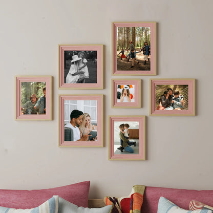 Adore Premium 3D Photo Frame for Home Decoration & Living Room & Office Décor Set of 7 , ( 8x10, 8x6, 8x8, 5x5 Inches)