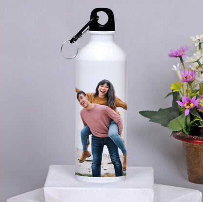 Custom Photo Cushion & Sipper Bottle Combo – Perfect Gift Set-Personalized Cushion With Sipper Bottle