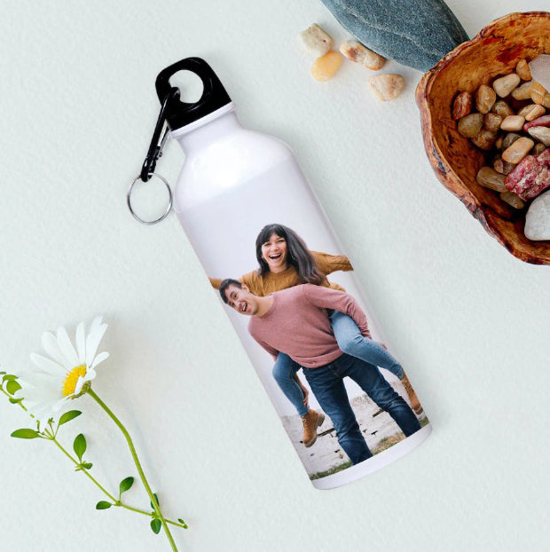 Custom Photo Cushion & Sipper Bottle Combo – Perfect Gift Set-Personalized Cushion With Sipper Bottle